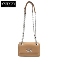 Calvin Klein RE-LOCK SM CONV 單肩包，近全新，女士ブラウン單肩包，4500545318 [二手]