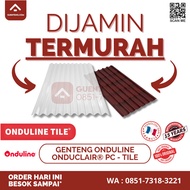 Genteng Onduline Tile Transparan Onduclair PC Bitumen Aspal TERMURAH