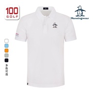 Munsingwear/munsingwear Golf Men's Summer Short-Sleeved Polo Casual Top Printed Short-Sleeved T-Shirt