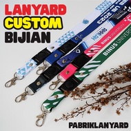 Premium Custom Lanyard 2 Sides 2cm 1.5cm 2.5cm – Full Color Logo Printing | ID Card Printing Strap |