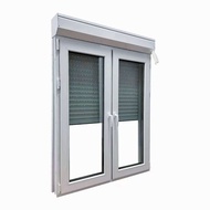 Aluminum Alloy Flat Window Roller Blind Combination Window Electric Anti-theft Roller Blind Three-po