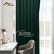 THTcurtaindesign 45# Iris Curtain (170CM-400CM) Blackout Curtain Murah (Hook & Eyelet)