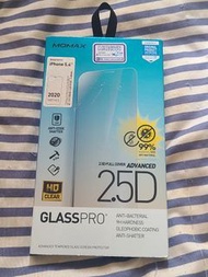 MOMAX Apple iphone 2020 Glass Pro+ 2.5D Full Cover Screen Protector 5.4吋 全屏抗菌玻璃保護貼(for iPhone 12 mini #PZAP20SF1D)