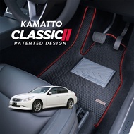 Kamatto Classic Nissan Skyline/Infiniti G25/G35/G37/Q40 V36 Sedan (2007-2015) Car Floor Mat and Carp