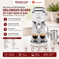 Delonghi EC890 Coffee Maker | Touch Screen | Milk Nozzle | Diverse Accessories | 3 Color Options