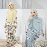 [READY STOCK] Kurung Ironless Agung Printed Malas Gosok Jelita Wardrobe