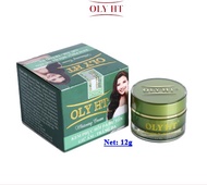 Kem Dưỡng Da Cấp Ẩm Phục Hồi Da Hư Tổn Trắng Da OLY HT Long Phụng Khang (12g) Màu Xanh Chính Hãng