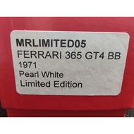 Mr Ferrari 365 GT4 BB Pearl White 1/43 MR Ferrari 365 GT4 Mesh Test No Defects All Car Models Are No