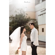 Bow Veil, Bride Veil, Sheer Veil, White Veil, Wedding Veil, Bridal Accessories, Short Veil