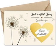 Voucher Puzzle, Time Instead of Stuff, Vouchers to Fill Yourself, Wish Voucher with Cotton Bag, Vouc