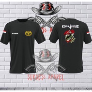 Short sleeve kopassus/komando/tni t-shirt