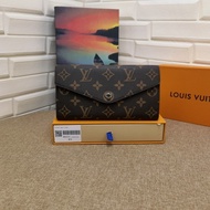 LV_ Bags Gucci_ Bag women long wallet M60531 real leather Monogram envelope wallet women bag 46 19J4