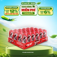 [SALE 25.6] Thùng 24 Lon Nước Tăng Lực Sting Dâu (320ml/lon)