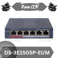 POE Switch HIKVISION 4 Port DS-3E1505P-EI/M Gigabit Smart POE Switch