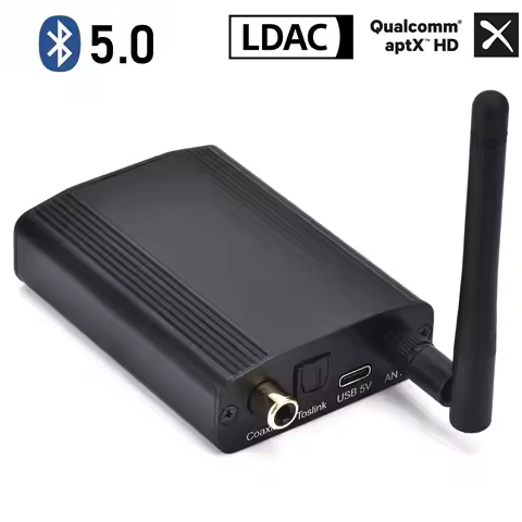 Bluetooth receiver HiFi 5.4 digital interface QCC3084 optical fiber aptx HD coaxial LDAC lossless au