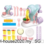 DIY Dough Noodle Maker Ice Cream Toy Machine Play Mold for Children Fun Modeling Clay Dough Playset for Kids