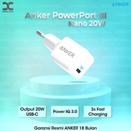 ANKER POWERPORT III NANO MFI 20W (KEPALA CHARGER) VERSION HIGH VOLTAGE