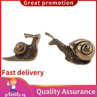 2Pcs Snail Decor Solid Snail Ornaments with Decor Effect the Meaning of the Snail Walk Slowly .great
