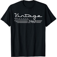 Vintage 66th Anniversary Birthday Celebration T-Shirt 1960 Model