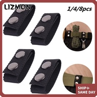LIZMON 1/4/8Pcs Belt Buckle  Double Snaps Durable Heavy Duty