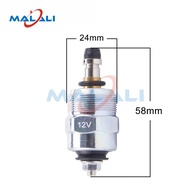 Malali 12V 24V Diesel Engine Oil Pump Solenoid Valve Fuel Injection Pump Assembly Oil Cut-off Value 