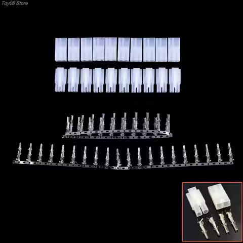 10 Pairs Big Tamiya Connector Battery Male Female Connector Plug Set Gold Plated Pins Big Tamiya Con