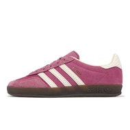 adidas Casual Shoes Gazelle Indoor Raspberry Pink Rubber Sole Clover Men's Women's German Training [ACS] IF1809