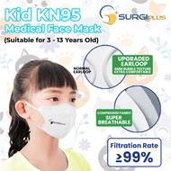 Surgiplus Medical Grade Kids KN95 Face Mask 5ply, Surgical Face mask kn95, kn95口罩, 医用口罩, Topeng Muka