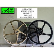 AJI RACING RS150/RSX SPORT RIM STRIKE SERIES SP500 5 BATANG BRONZE BLACK 1.6X1.85 17INCH SIAP BEARIN