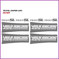 ♒ ◐ ✨ Volk Racing Rays Engineering TE 37 Super Lap SL Mags Decals Rim Stickers