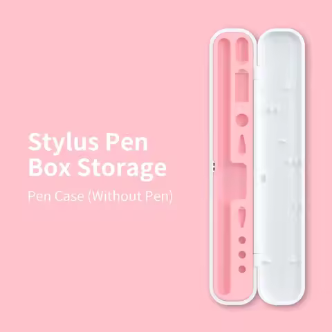 Suitable for Apple Pencil Storage Box Portable Abs Silicone Protective Case Suitable for Apple Penci