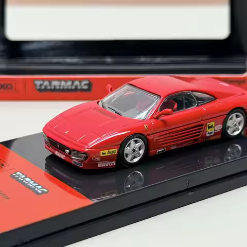 Tw 1:64 Ferrari 348 Challenge Standard Red Die-cast Closed Car Model