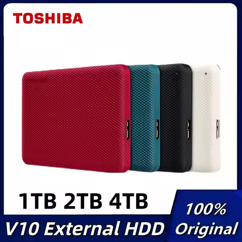 Original Toshiba V10 Canvio Advanced 4TB 2TB 1TB Portable External Hard Drive Disk USB 3.0 2.5 " Mob