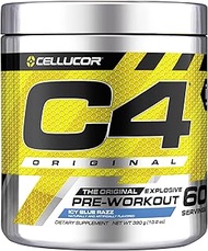 Cellucor C4 Original Icy Blue Razz Pre-Workout Powder, 360g (60 Servings)