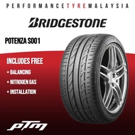 19 20 inch Bridgestone POTENZA S001 TYRE (FREE INSTALLATION/DELIVERY)