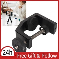 supergoodsales Universal C Clamp With 1/4 Thread Hole Heavy Duty Metal Adjustable for Tables Desk Mo