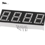 MERAH Led display 7 segments seven 4 digits red segment 0.56" inch red