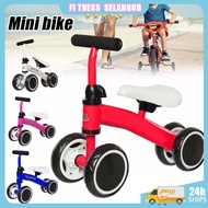 Baby Mini Glider Walker Bike Children's Balance Bicycle Bike Push 4 Wheel No Pedal Scooter Balance B