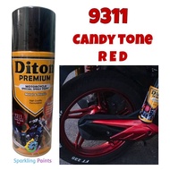MERAH Pilox Diton Premium Candy Tone Red 9311 Candy Red Candytone Transparent Petrol Resistant Paint
