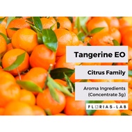 Florias-Lab | Tangerine Essential Oil, CAS# 8008-31-9 | Citrus Aroma Ingredients (NON EDIBLE)