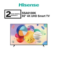 Hisense 55'' 4K 55A6100K UHD A6100K Series Replace 55A6100H Television