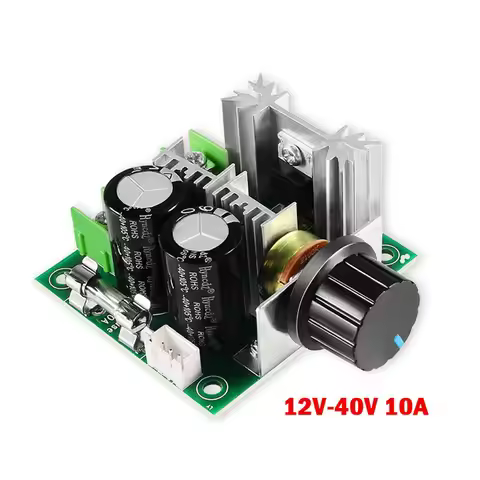 DC 12-40V 400W 10A Voltage Regulator PWM DC Motor Speed Controller Adjustable Speed Regulator Govern