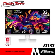MSI MPG 321URXW QD-OLED | 32-INCH | 4K UHD | 240HZ | 0.03MS | WHITE EDITION | FLAT GAMING MONITOR
