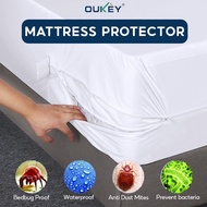 Waterproof Zippered Mattress Protector Six-Sided Mattress Encasement Sheet Breathable Protector Single/Queen/King Size