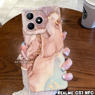 HP AL01 CASE REALME C51 NFC LATEST 2023 MARBLE Motif Softcase Realme C51 Nfc Casing Realme C51 Nfc K