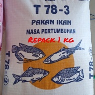 T78-3 Pelet Pakan Makanan Benih Bibit Ikan Lele Gurame Nila T783 1 kg