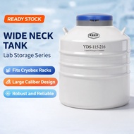 115L Large Capacity Lab Dewars Storage Type ISO Biology Dewar Cell Embryo Storage Tank Cryogenic Sto