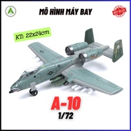A-10 Fighter Plane Model Toy (Color 2) Assembled Decor Display