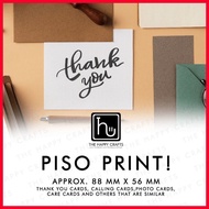 PISO PRINT Thank You Card, Photo Card, etc.