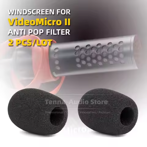For Rode VideoMicro II 2nd Gen Windproof Microphone Windscreen Sponge Foam Shield Anti Noise Pop Fil